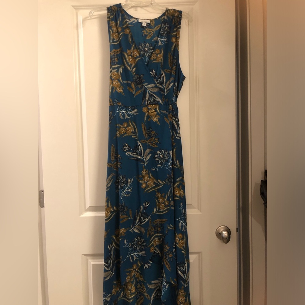 NWOT Allison Joy bohemian wrap dress high low